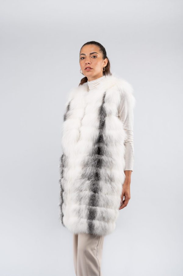 Gilet in volpe Arctic Frost - immagine 2