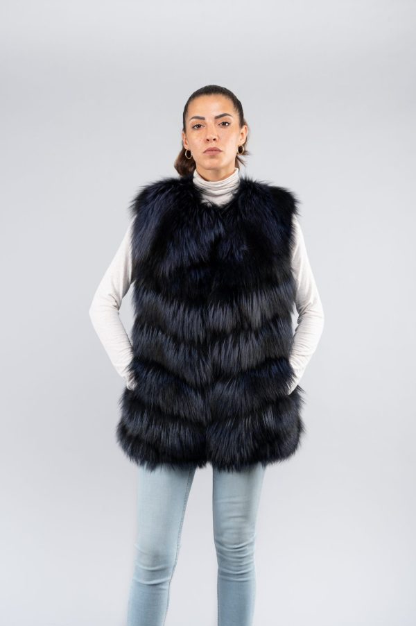 Gilet in volpe - immagine 1