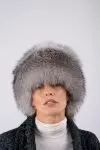 Colbacco in volpe frost naturale – grigio