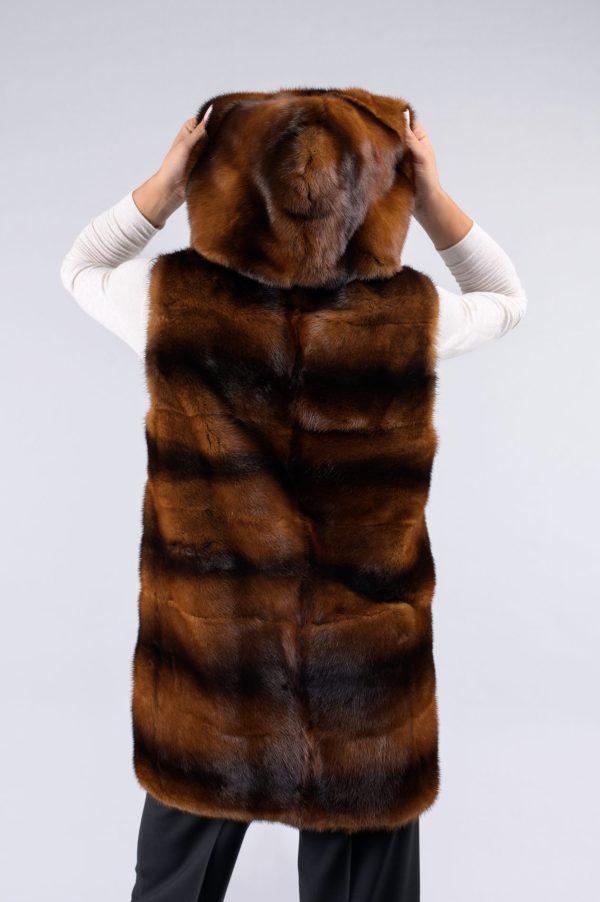 Gilet in visione con cappuccio - immagine 4