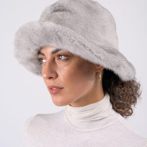Cappello in visone - zaffiro