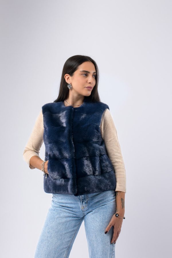 Gilet corto in visione pregiato - immagine 1