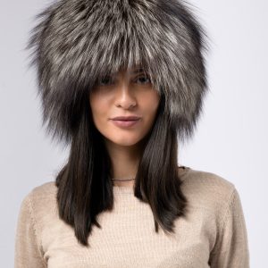 Colbacco in volpe argentata – grigio