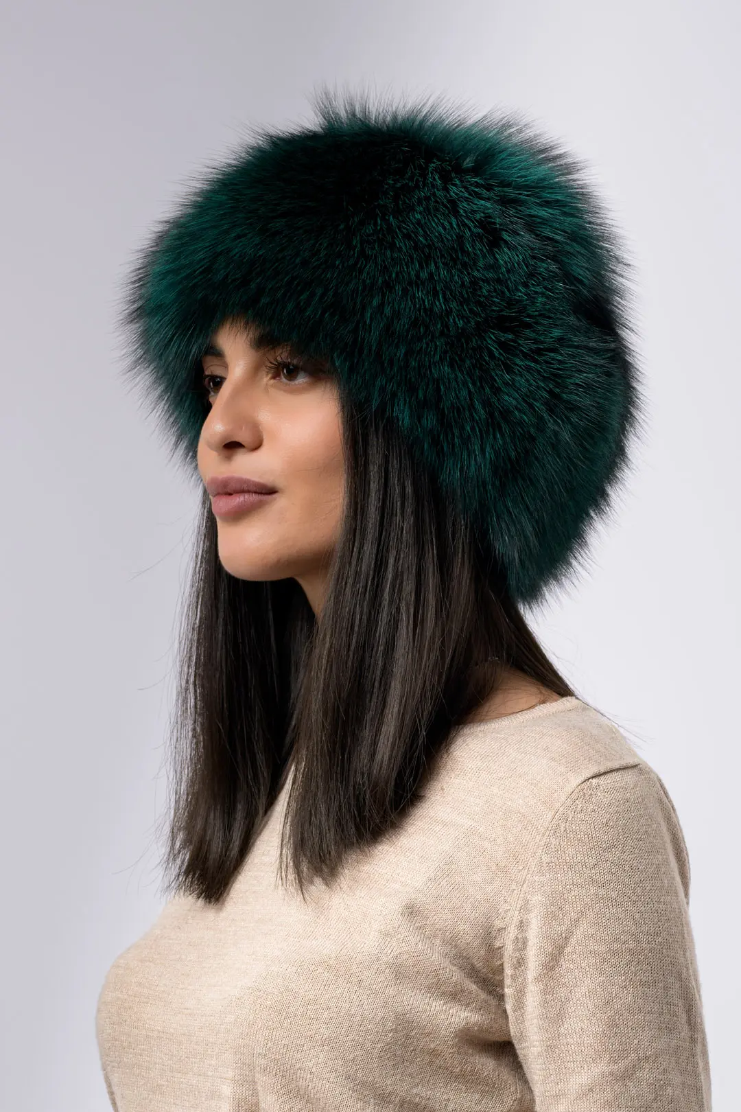 Colbacco in volpe frost – verde - immagine 3